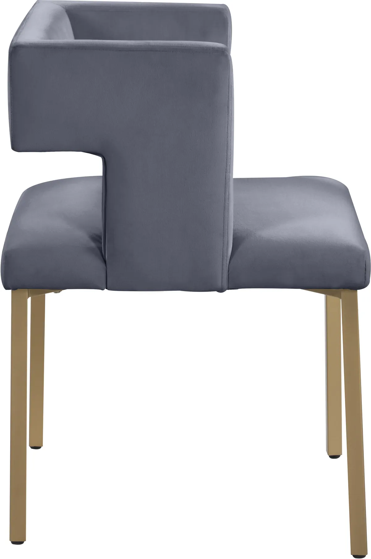 Caleb - Dining Chair (Set of 2) - Gray - Fabric