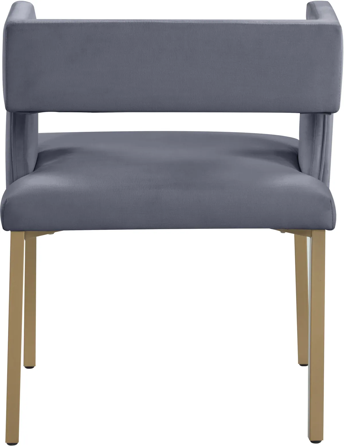 Caleb - Dining Chair (Set of 2) - Gray - Fabric