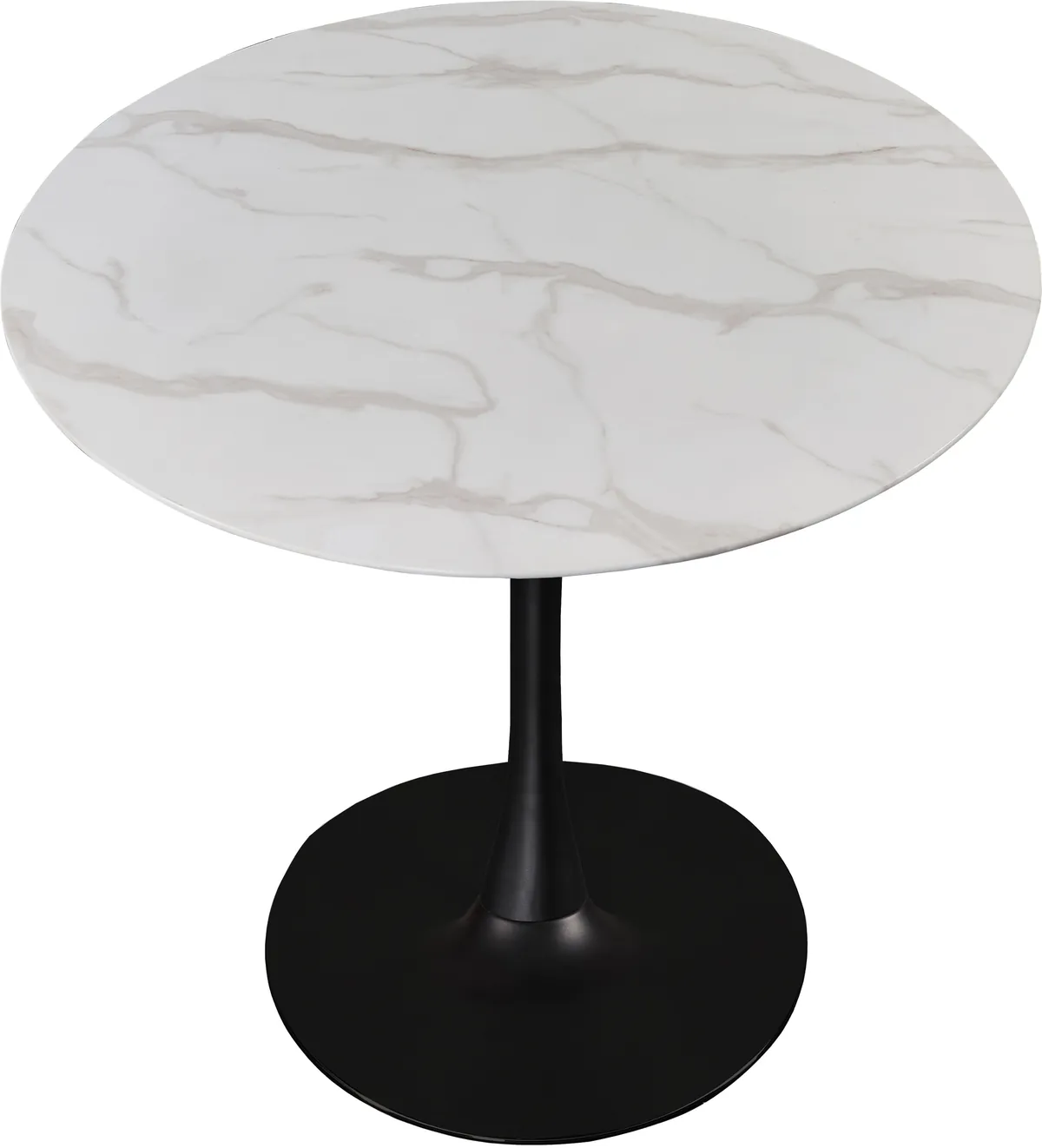 Tulip - 36" Dining Table - Black / White - View 2
