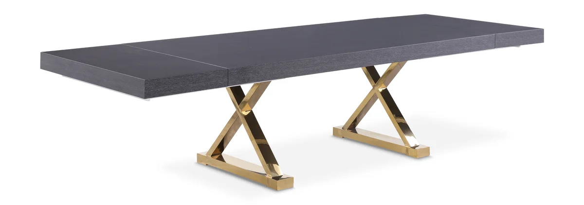 Excel - Extendable Dining Table - Rich Gray Oak