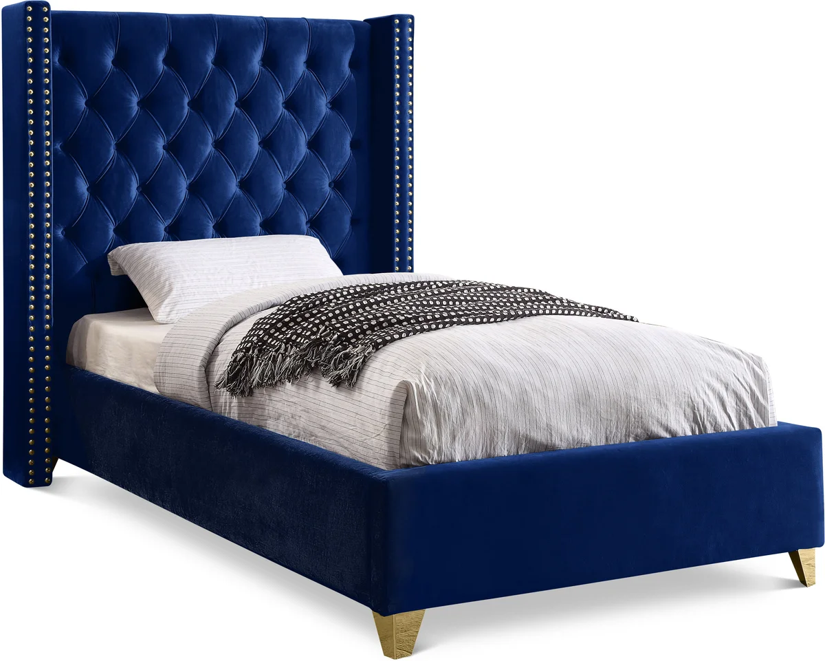Barolo - Twin Bed - Navy