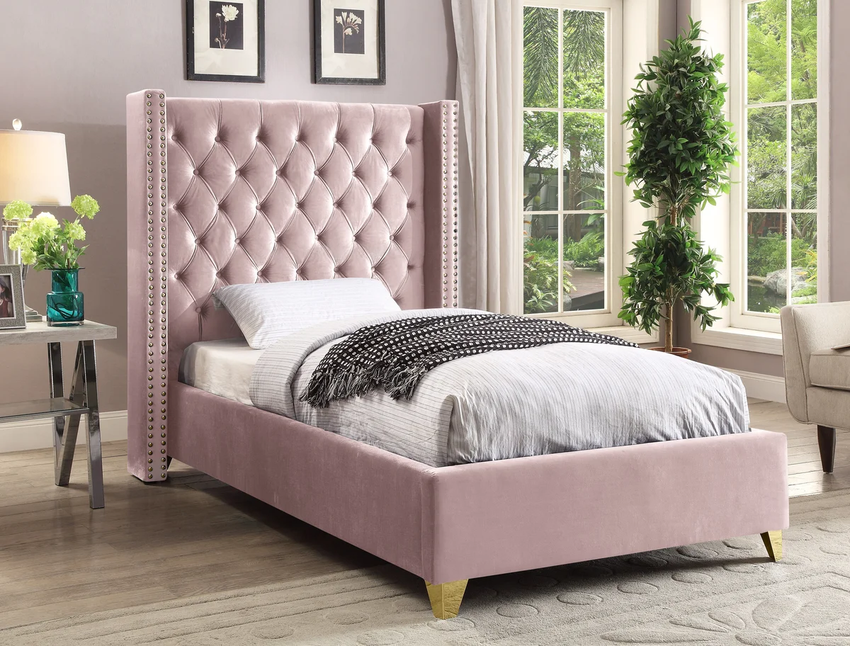 Barolo - Twin Bed - Pink - View 2