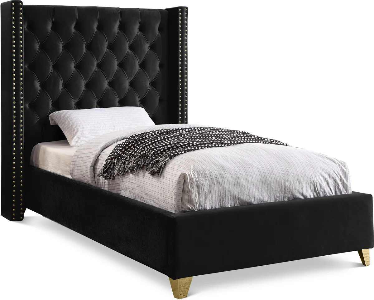Barolo - Twin Bed - Black