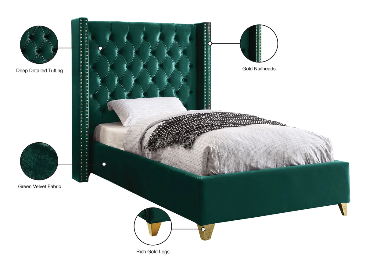 Barolo - Twin Bed - Green