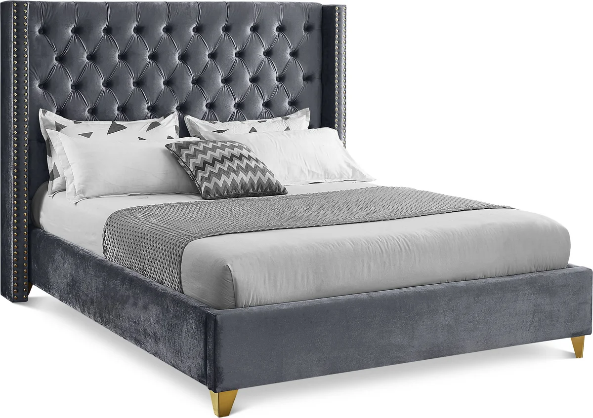 Barolo - Full Bed - Gray