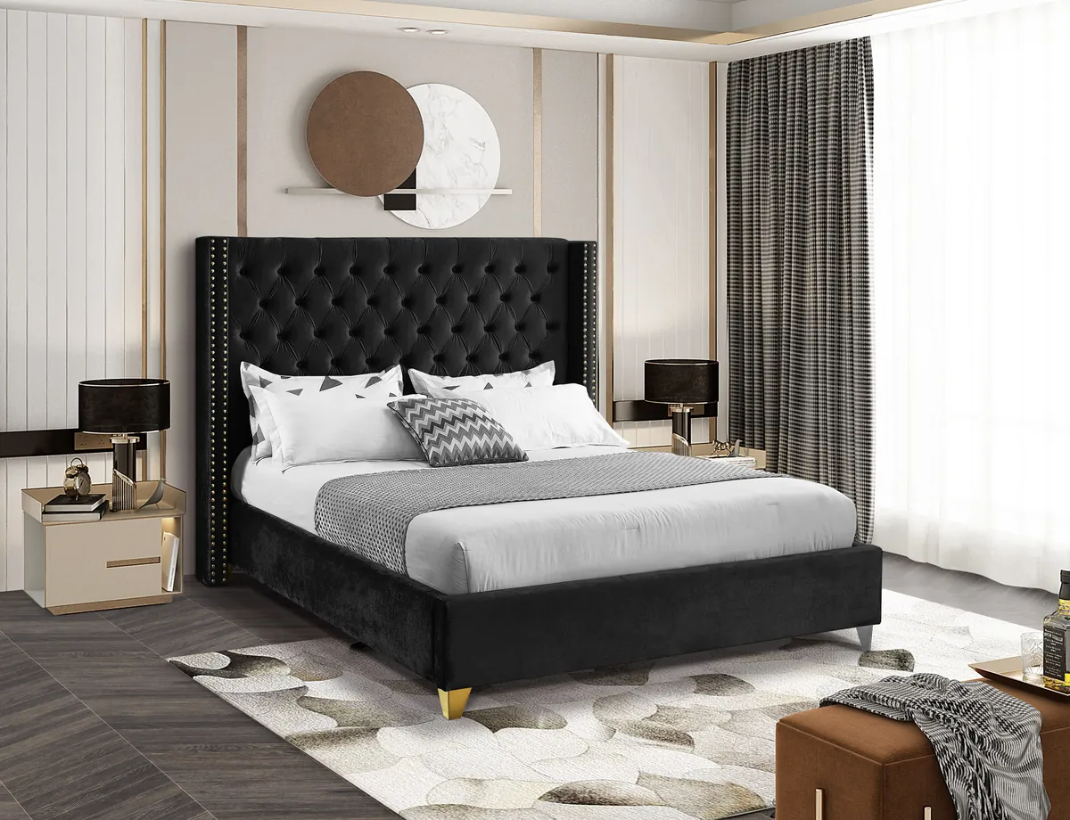 Barolo - Full Bed - Black - View 2