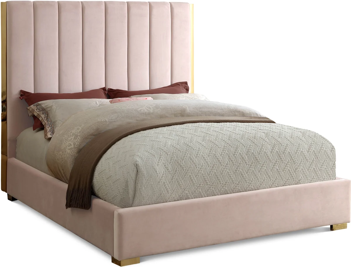 Becca - King Bed - Pink