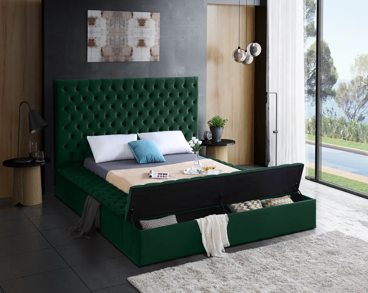 Bliss - King Bed - Green