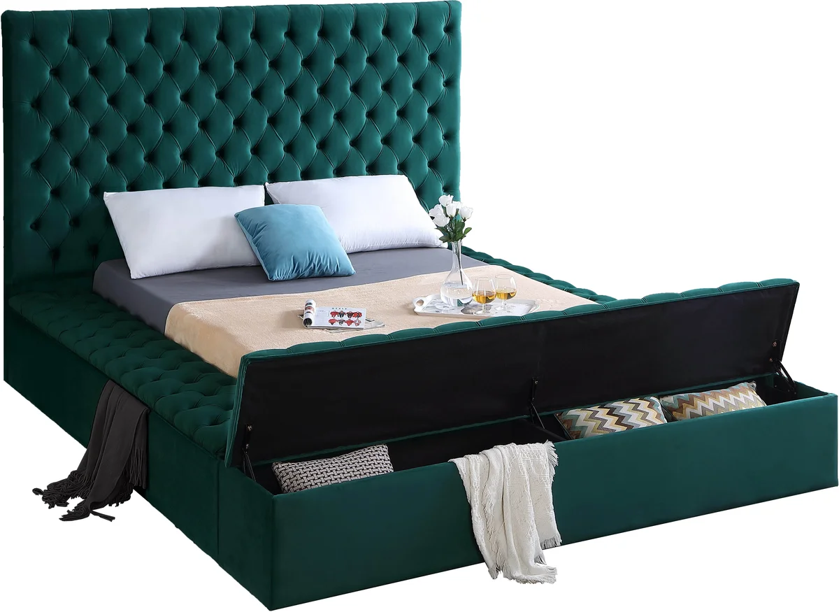Bliss - Queen Bed - Green - View 2