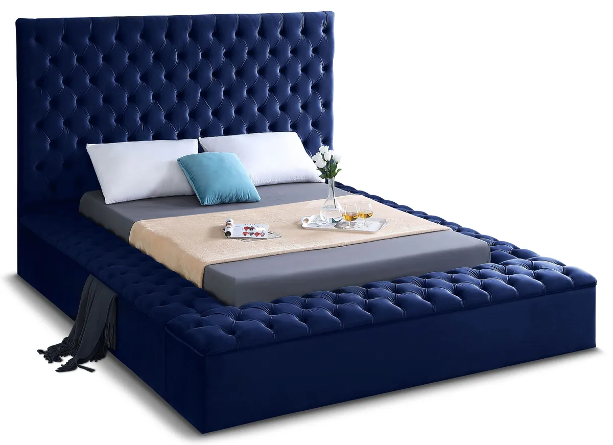 Bliss - Queen Bed - Navy