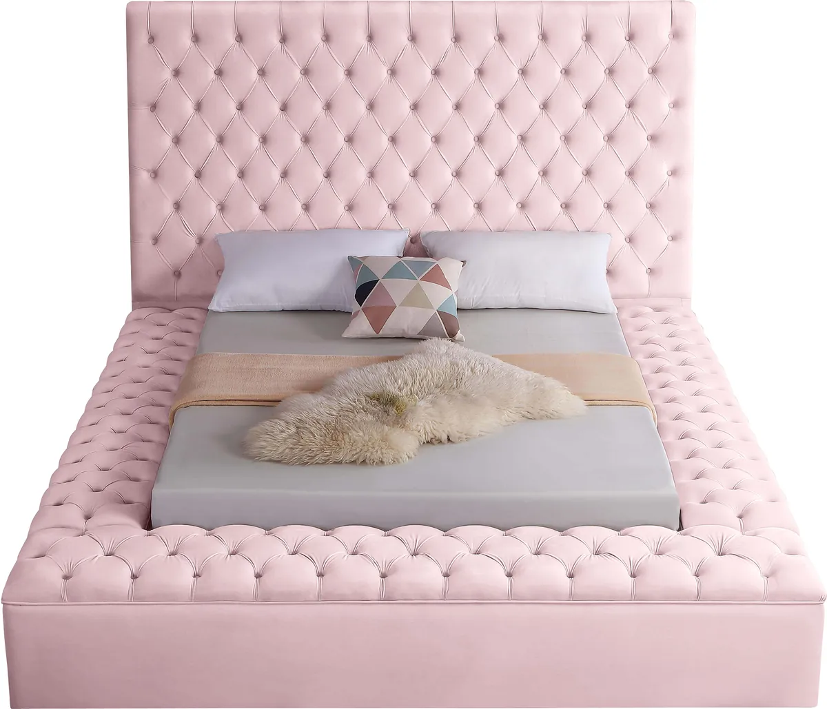 Bliss - Queen Bed - Pink