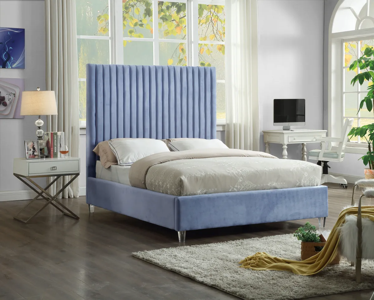 Candace - King Bed - Sky Blue