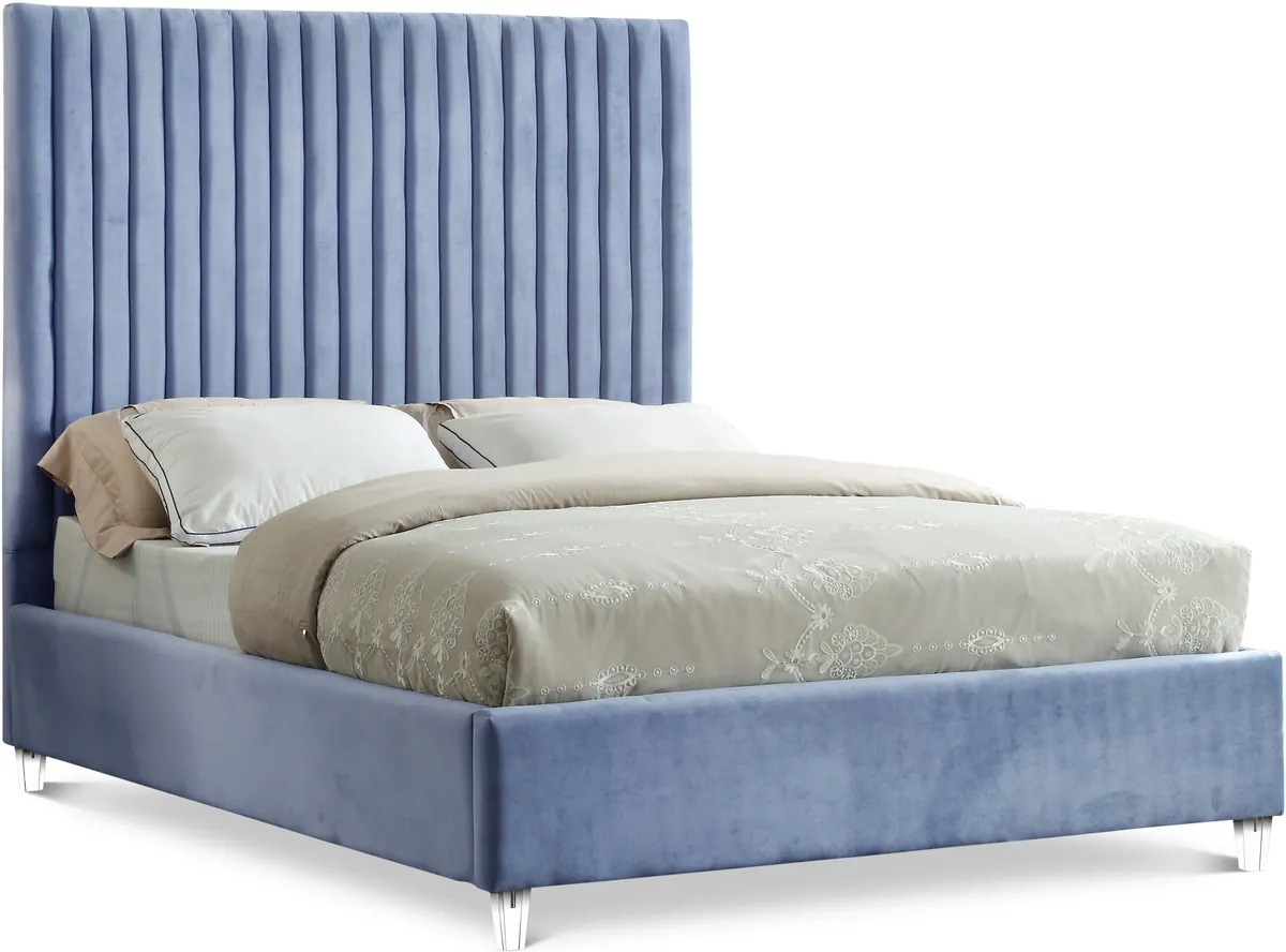 Candace - Queen Bed - Sky Blue