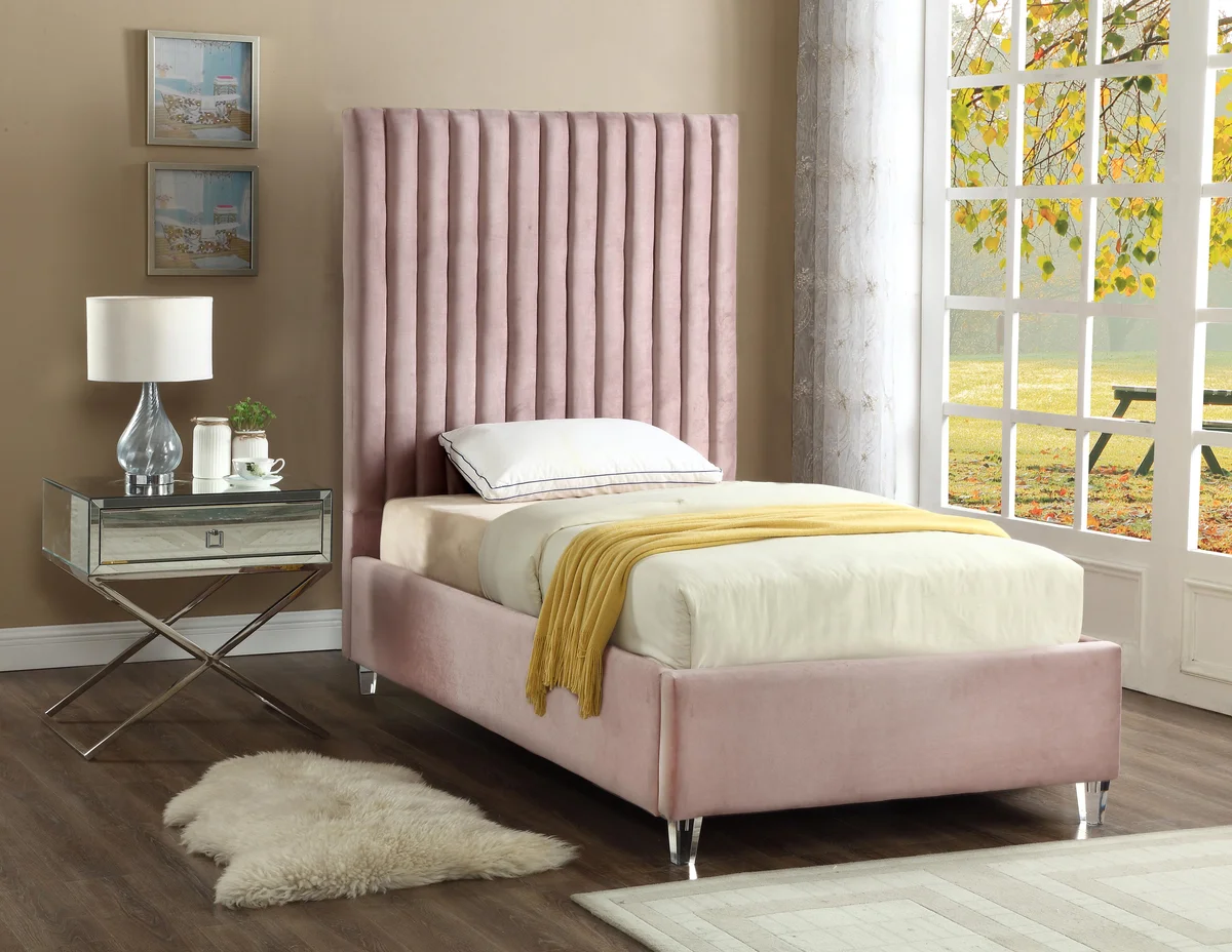 Candace - Twin Bed - Pink - View 2