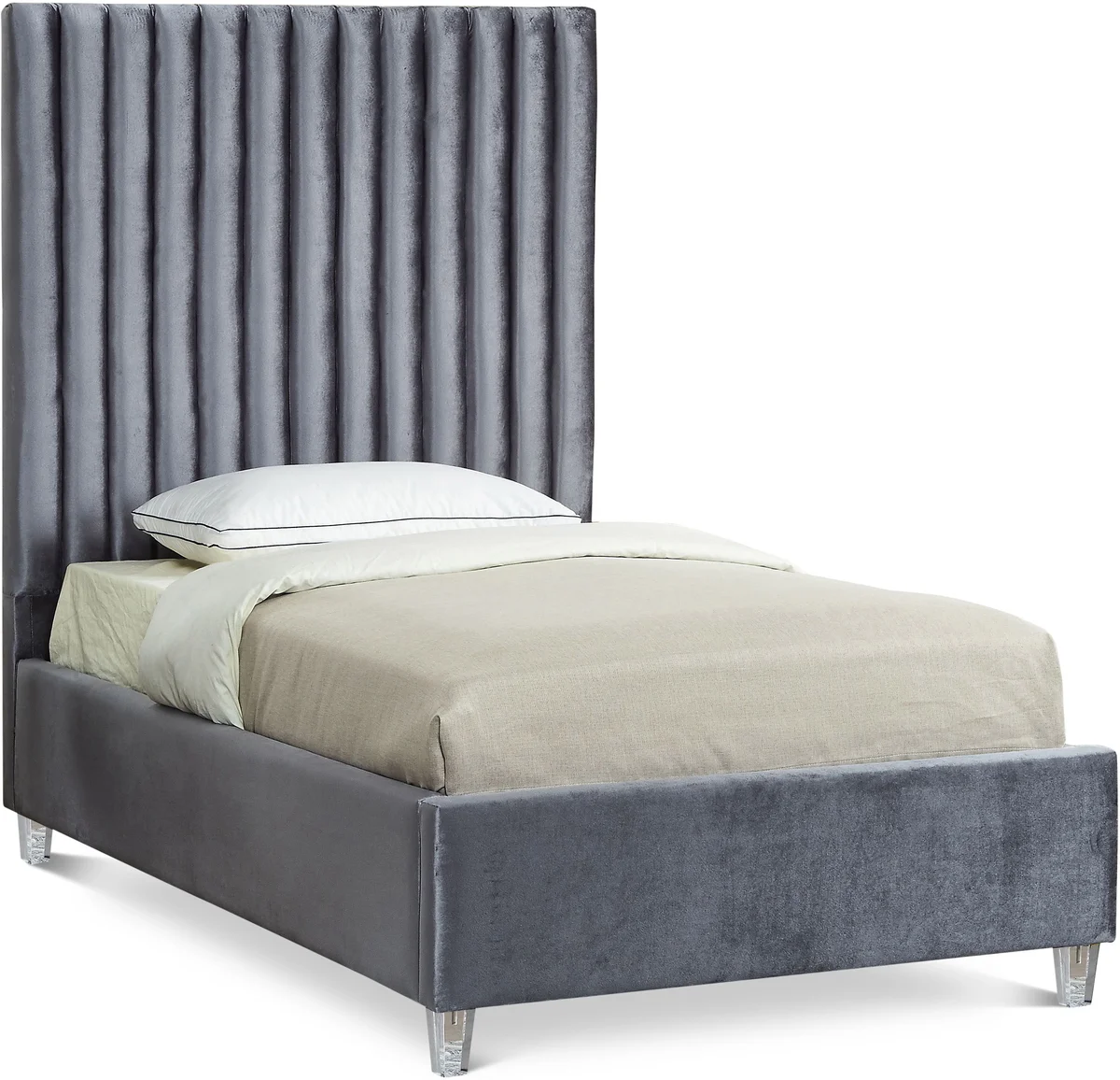 Candace - Twin Bed - Gray