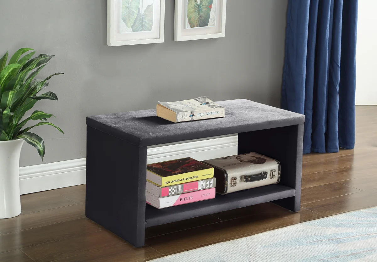 Cleo - Night Stand - Gray