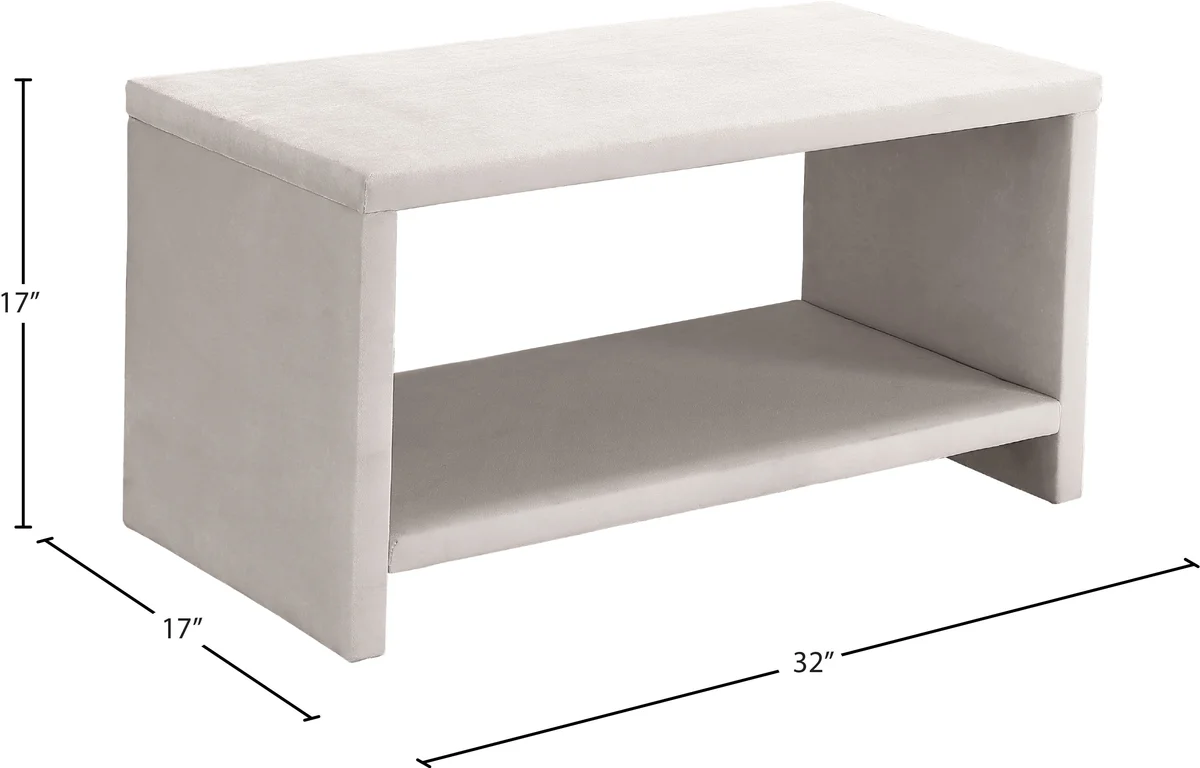 Cleo - Night Stand - Cream