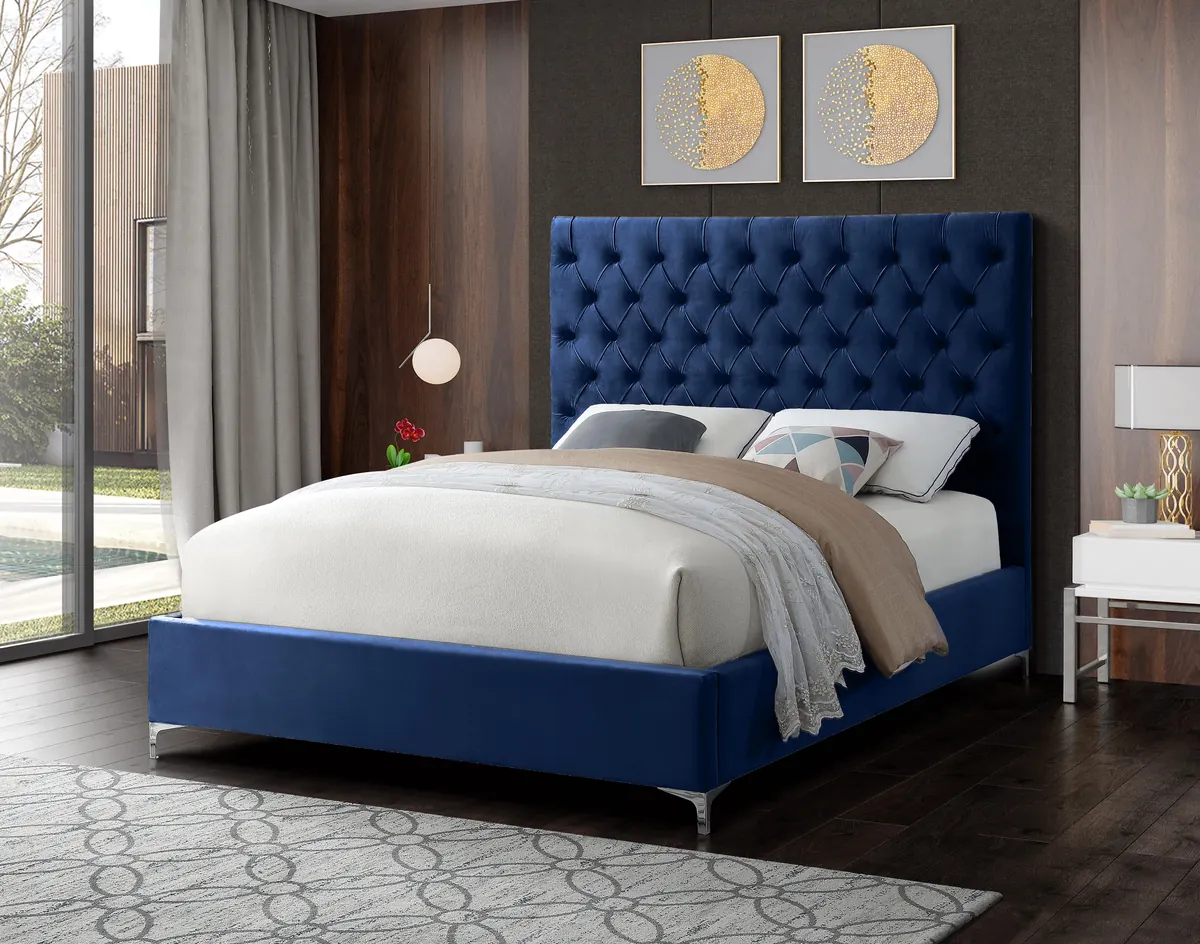 Cruz - King Bed - Navy