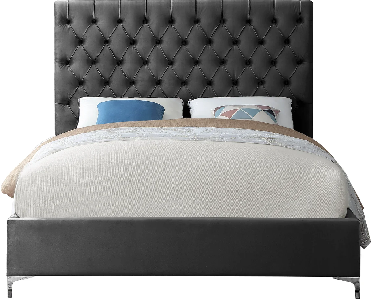 Cruz - Queen Bed - Gray