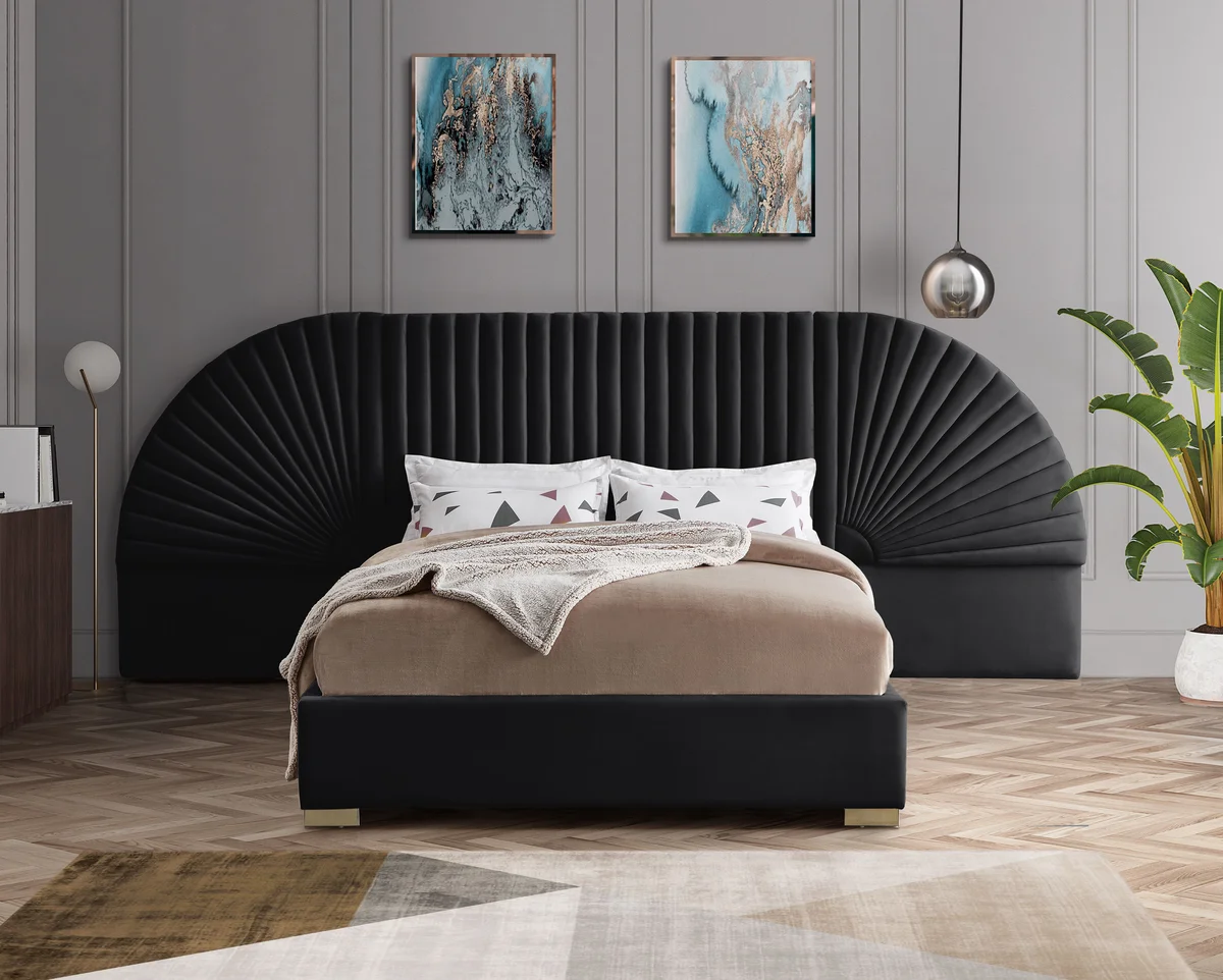 Cleo - King Bed - Black - View 2