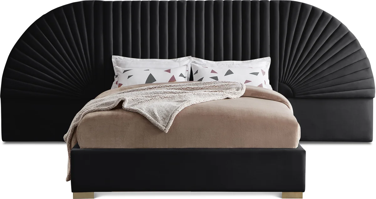 Cleo - King Bed - Black
