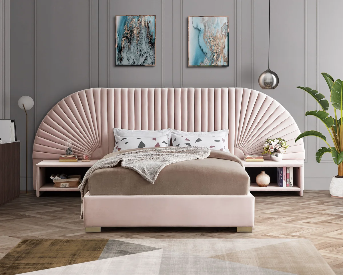 Cleo - Queen Bed - Pink