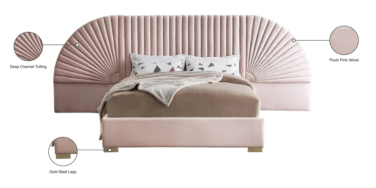 Cleo - Queen Bed - Pink