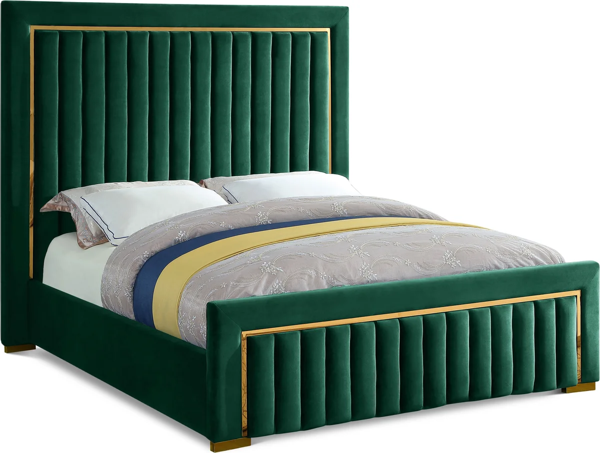 Dolce - King Bed - Green