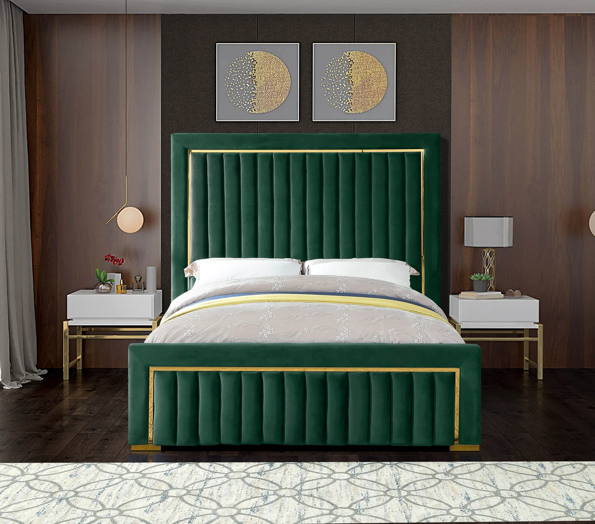 Dolce - King Bed - Green