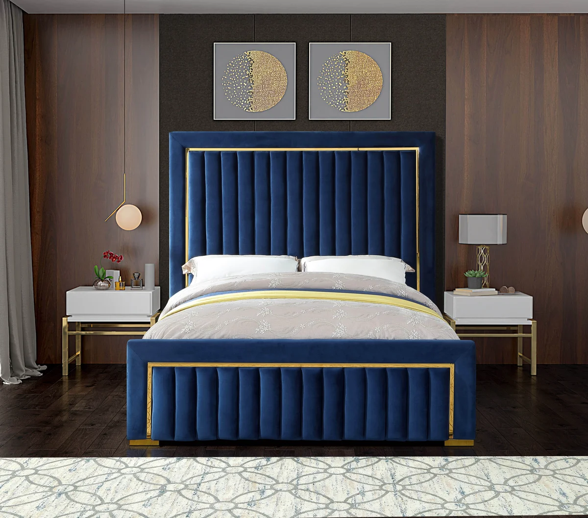 Dolce - Queen Bed - Navy