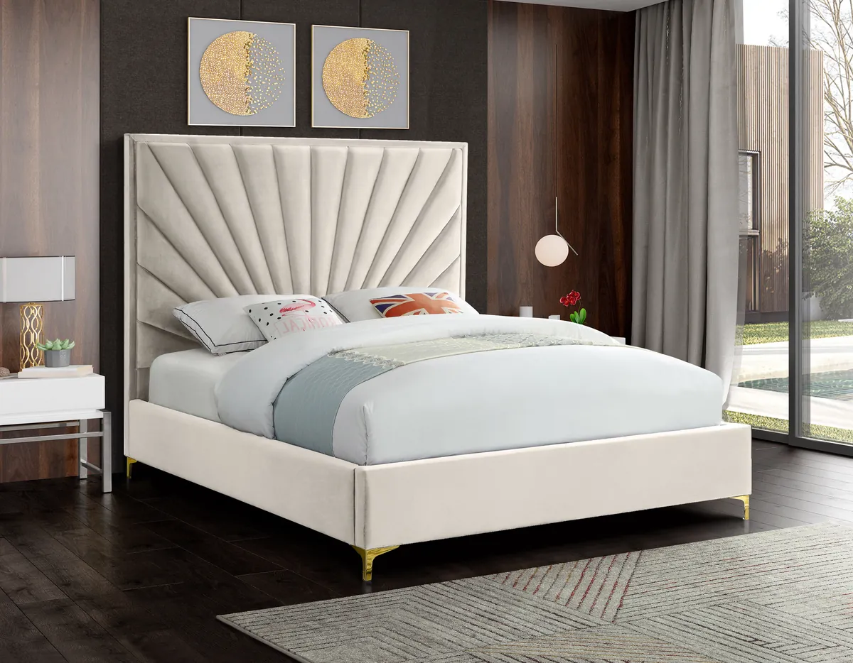 Eclipse - Queen Bed - Cream