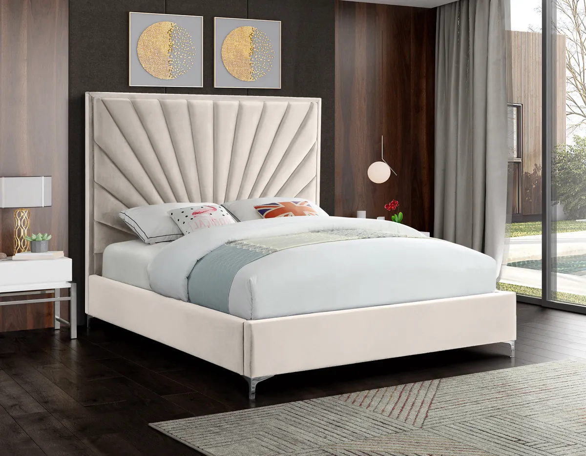 Eclipse - King Bed - Cream