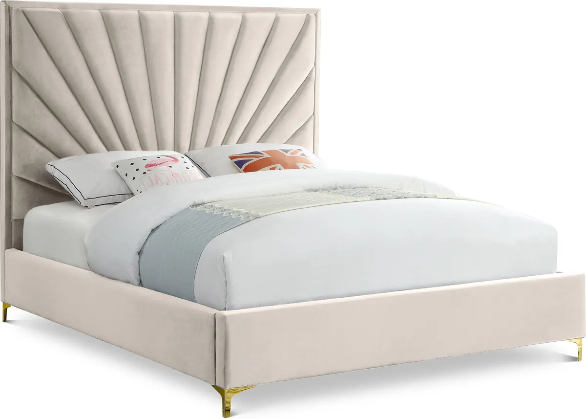 Eclipse - King Bed - Cream