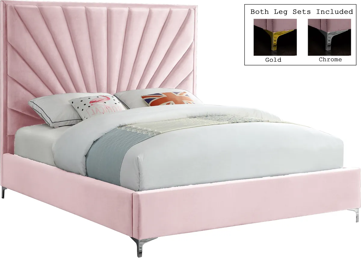 Eclipse - King Bed - Pink - View 2