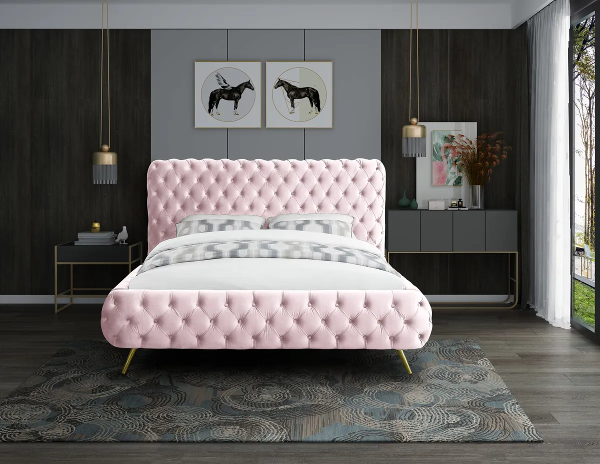 Delano - Queen Bed - Pink