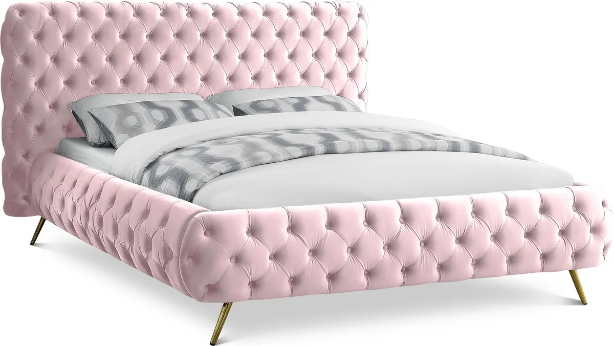 Delano - Queen Bed - Pink