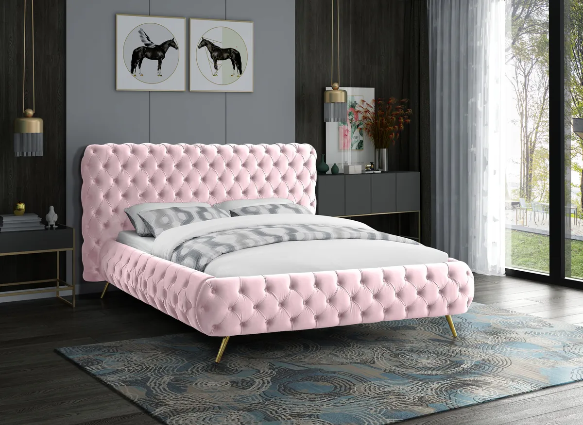 Delano - Queen Bed - Pink - View 2