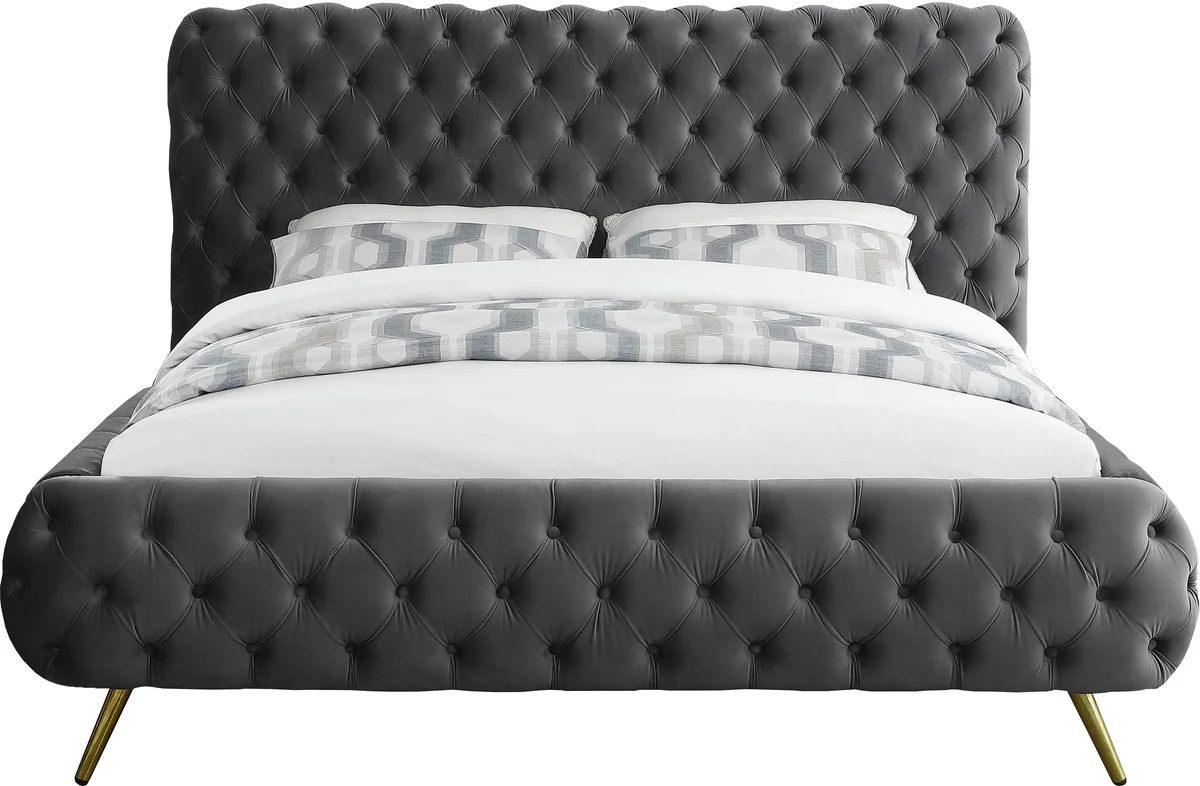 Delano - Queen Bed - Gray
