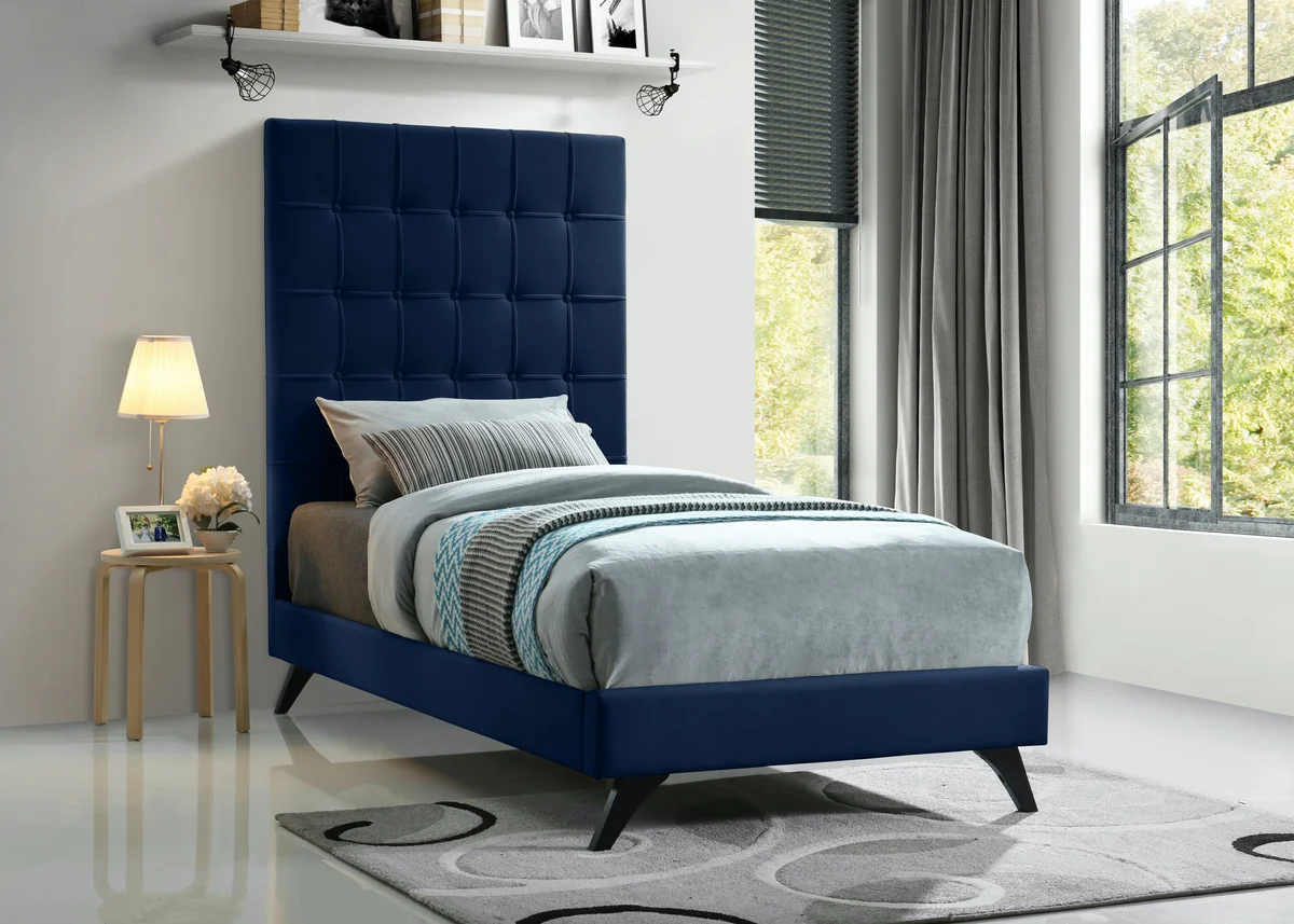 Elly - Twin Bed - Navy - View 2