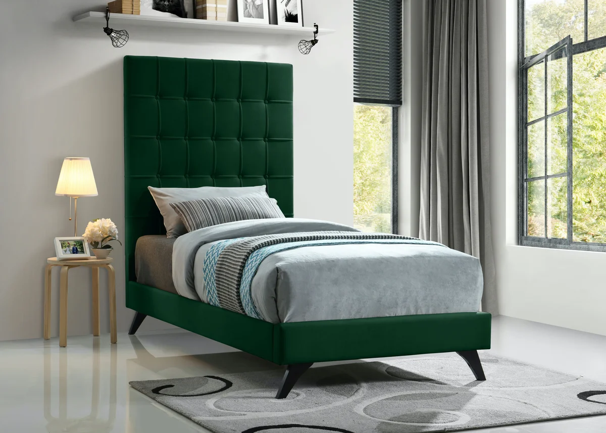 Elly - Twin Bed - Green - View 2