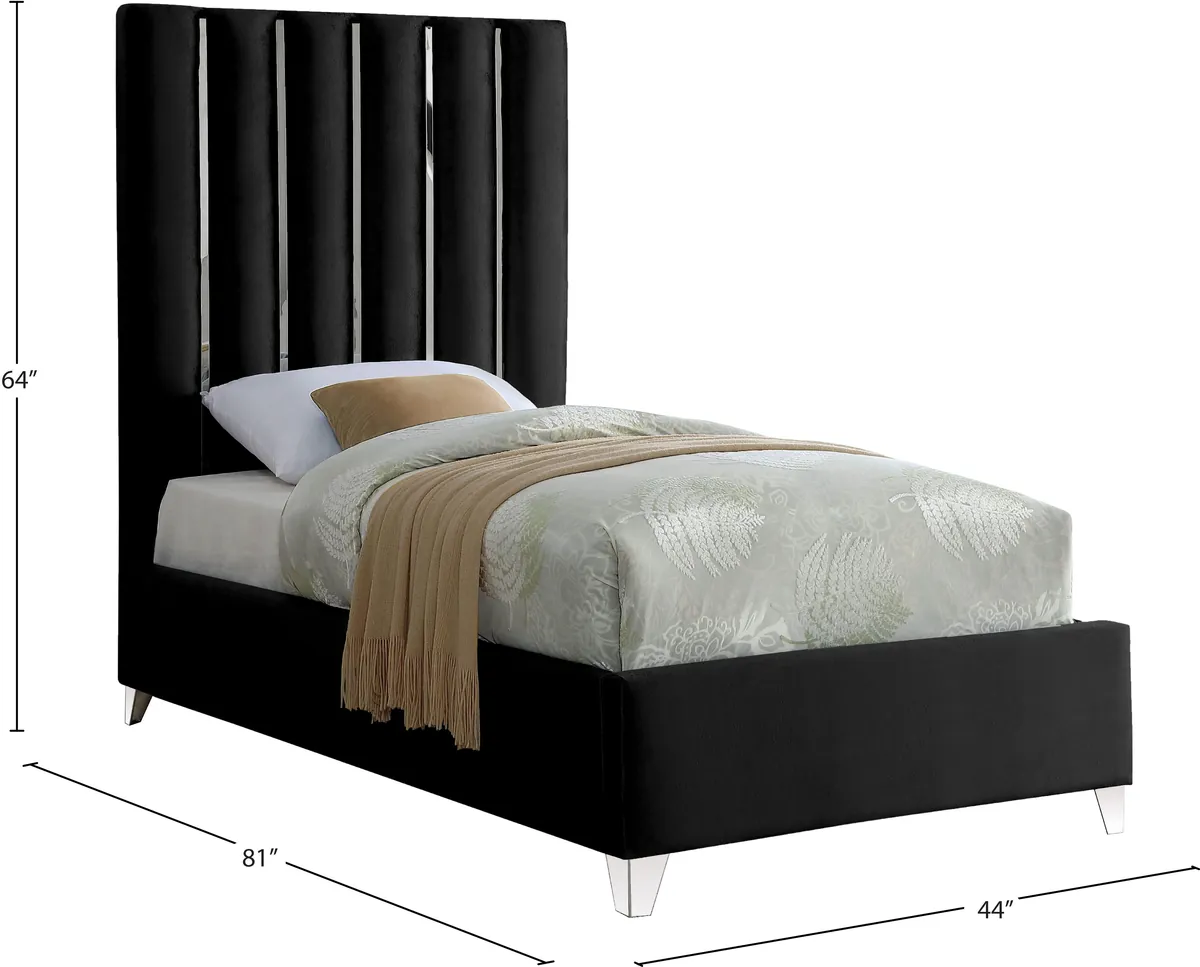 Enzo - Twin Bed - Black