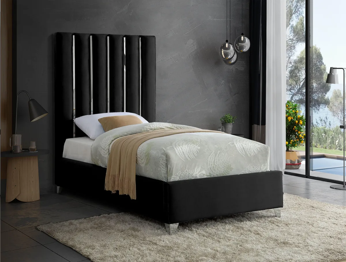 Enzo - Twin Bed - Black - View 2