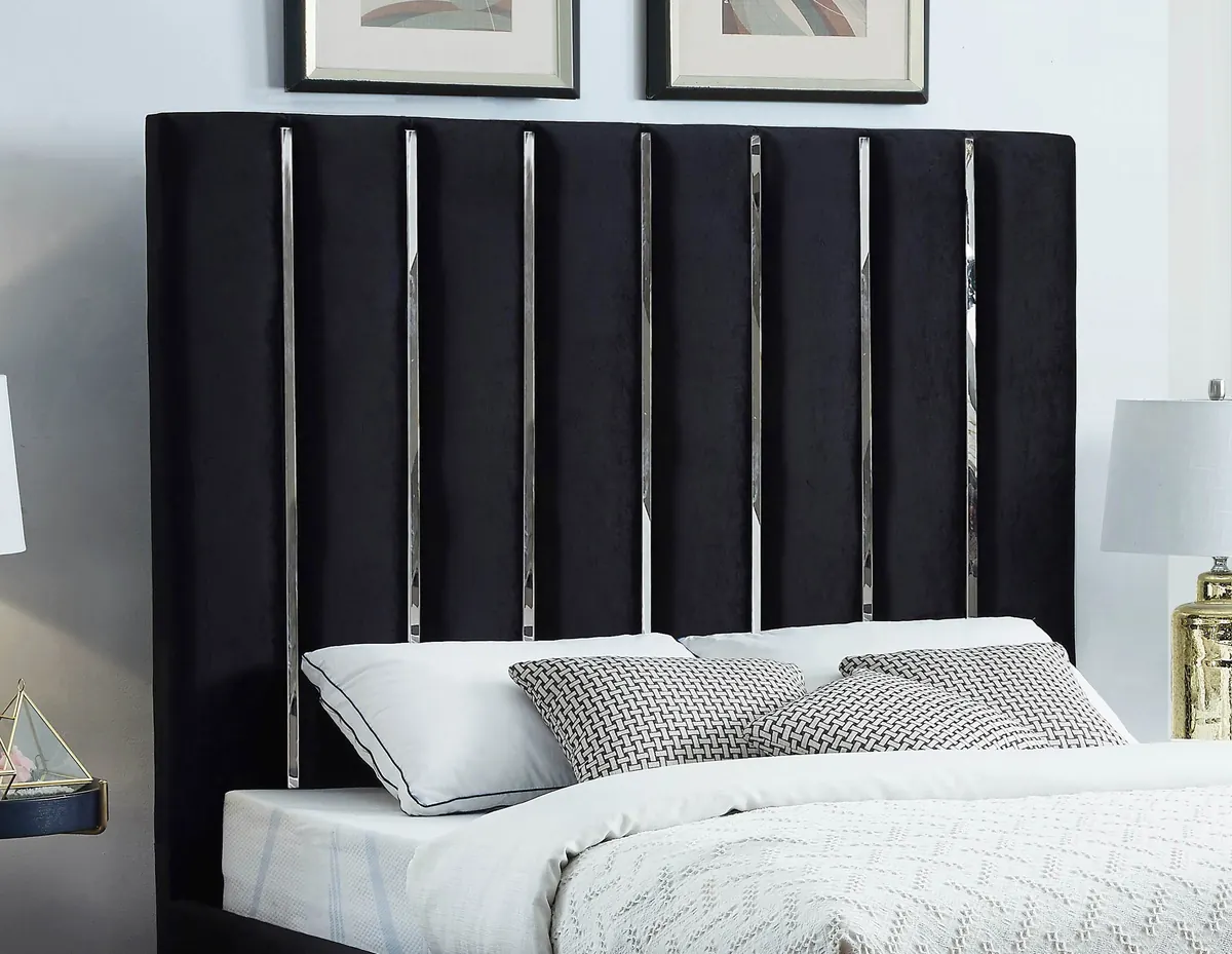 Enzo - King Bed - Black