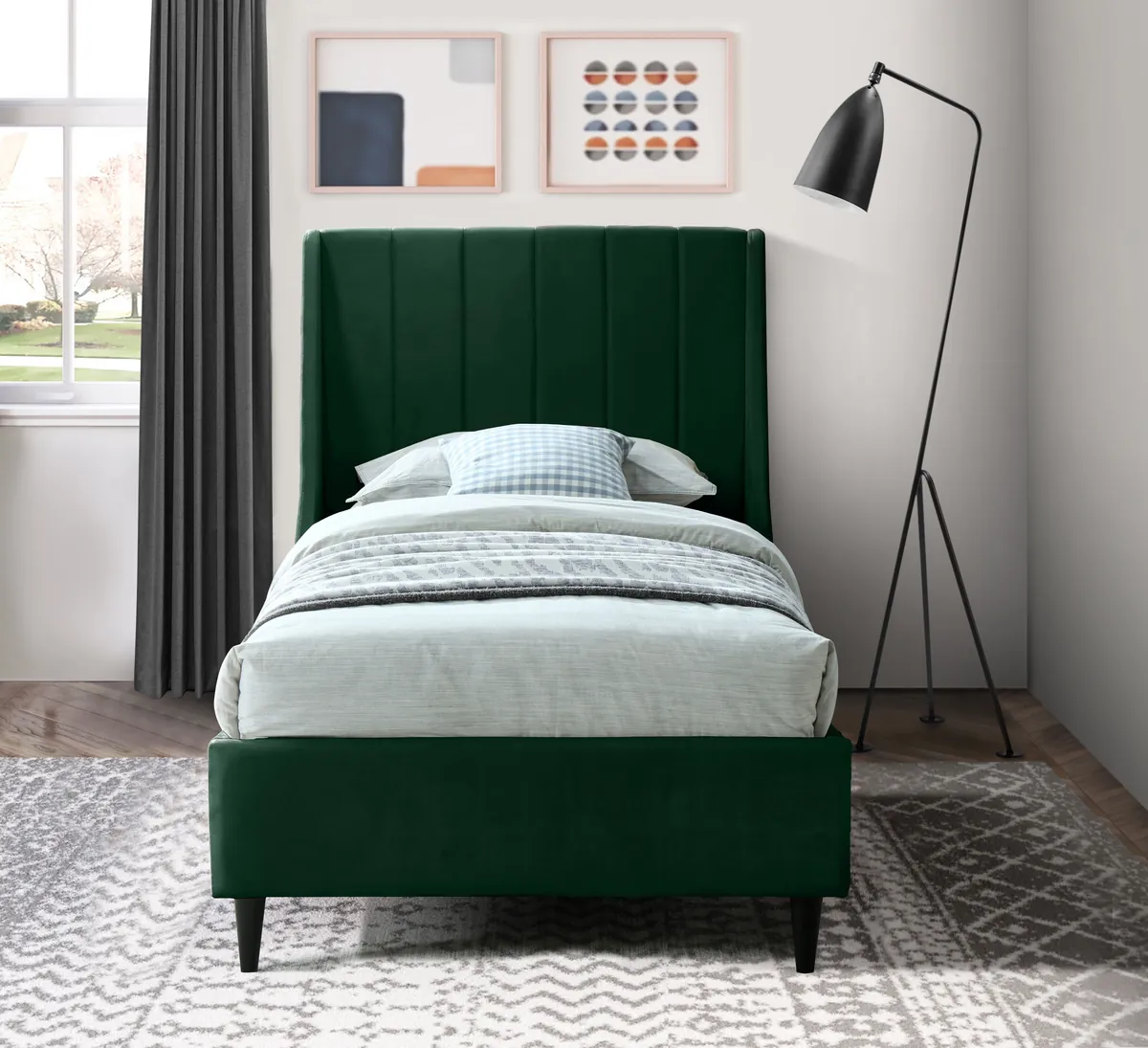 Eva - Twin Bed - Green