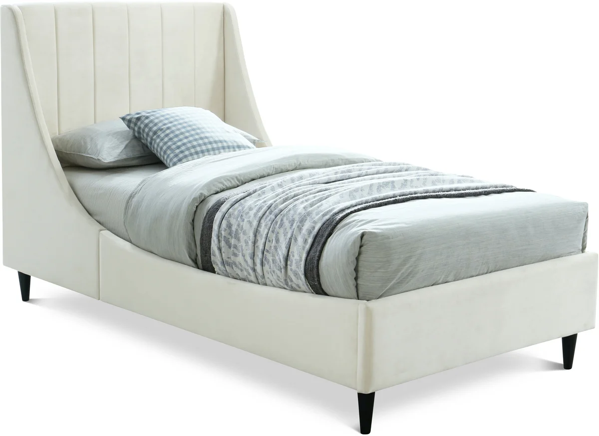 Eva - Twin Bed - Cream