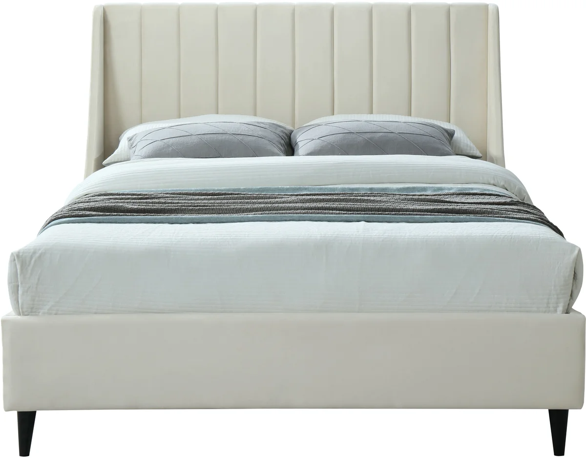 Eva - Queen Bed - Cream