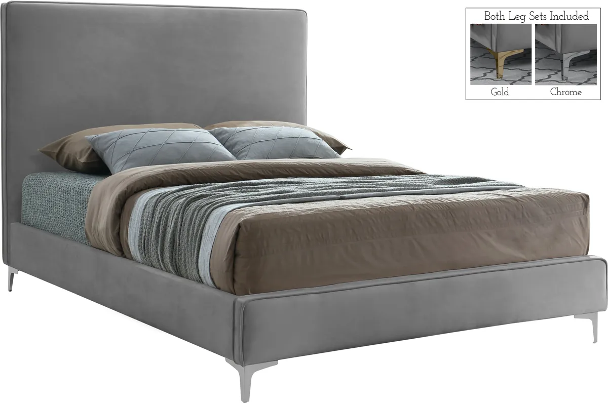 Geri - King Bed - Gray - View 2