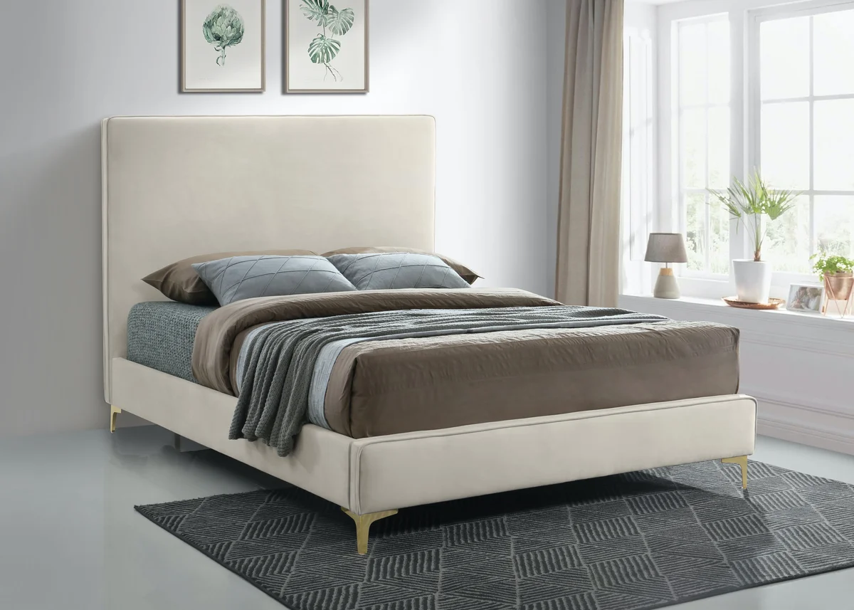 Geri - Queen Bed - Cream