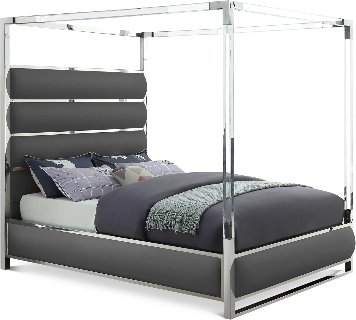 Encore - King Bed - Gray