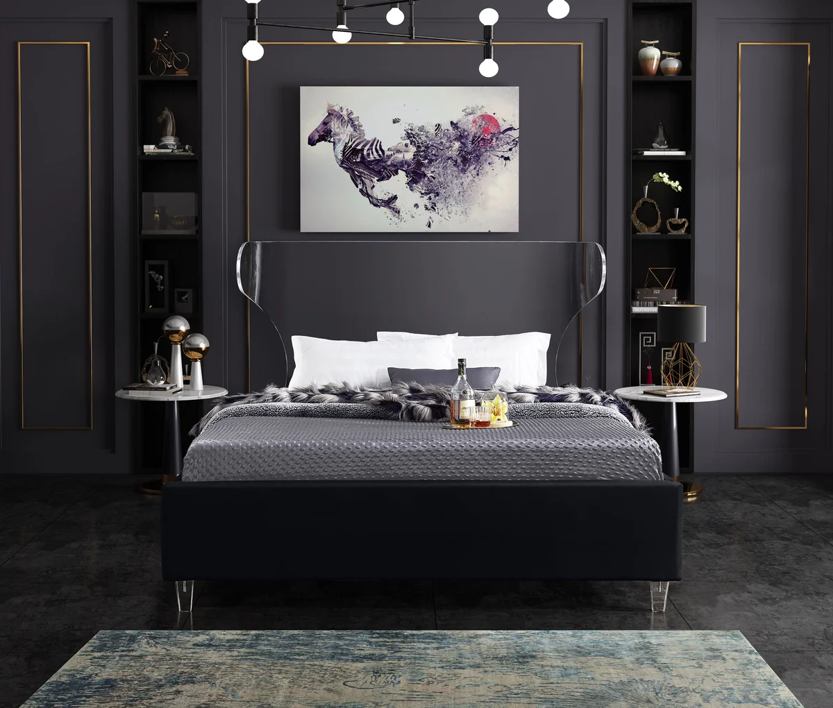 Ghost - Queen Bed - Black